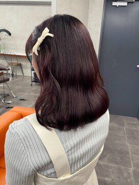 ニコ トウキョウ 渋谷(nico TOKYO) ピンク/ピンクブラウン/ボブ/ブリーチなし/透明感カラー