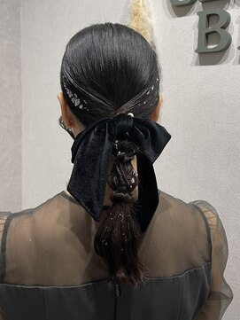 セビアン(Cest Bien) お呼ばれスタイル　タイト編み下ろし