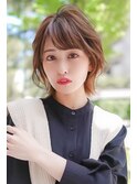【GEEKS渋谷】くびれボブ/春夏カラー/ライトベージュ/ボブウルフ