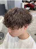 熊本メンズパーマ ツイスパ 波巻き MEN'S HAIR