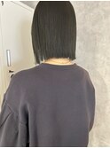 切りっぱなしボブ