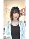 顔まわりレイヤー/外はねボブ/顔まわりウルフ/ボブ