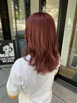 ラグヘアーワークス(LAG HAIR WORKS) 暖色カラー
