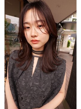 エン クラン バイ ヘッドライト たまプラーザ南口店(en. clan by HEADLIGHT) たまプラーザ/韓国風レイヤー/ウォームブラウン/ハッシュカット