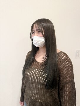 ルプラ アンテ(le-pla Ante) 鎖骨レイヤー×透明感オリーブベージュ