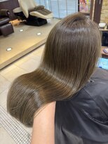 ファブ 千葉店(FaB)&nbsp;【ブリーチなしワンカラー×オリーブベージュ】