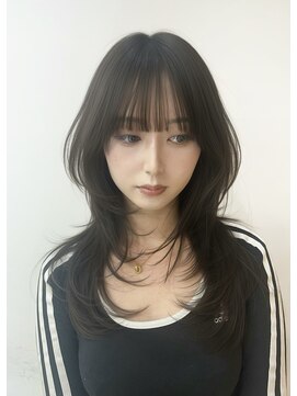 ヌイ 横浜(nui) ハッシュカット　レイヤー　くびれヘア_大人ガーリー