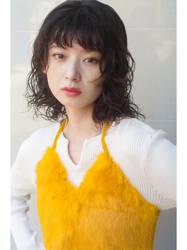 レジュアル(RESSUAL) 黒髪レイヤースパイラルパーマ