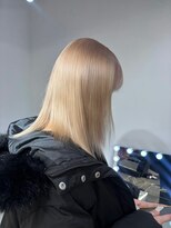 ペレ 栄店(PELE)&nbsp;クラゲヘアー/小顔に見せるヘア/ココアベージュ/栄