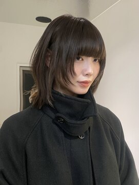 サンクプロジェクト(cinq PROJECT) ミルクティーヘーゼルラベンダーベージュブラウンレイヤーカット