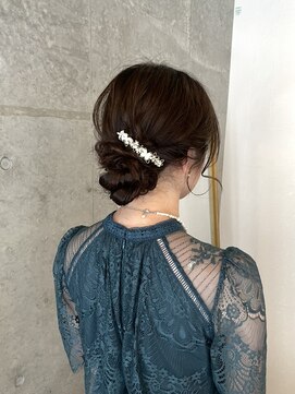 カフカヘア 吉祥寺店(kafka hair) 上品シニヨンアレンジ/お呼ばれヘア