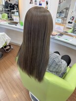 アカネ(Akane)&nbsp;ブリーチなしカラー　オリーブカラー　10代 20代