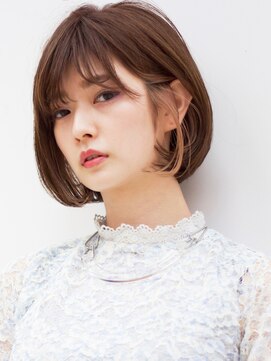 ピークアブー 銀座中央通り(PEEK-A-BOO) ボブ／インナーカラー／簡単スタイリング