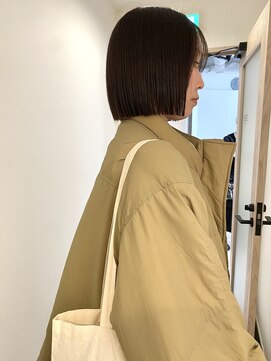 ゼン(ZEEN) 【ぱつっとbob】東田お客様snap