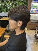 メンズ×フェザーパーマ