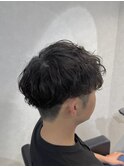 マッシュ×シャドウパーマ