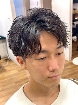 デプト(DEPT.) フェザーパーマセンターパートルーズショート ニュアンスパーマ