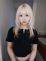ユルク(JURK nagoya)&nbsp;栄/ハッシュカット/グレージュ/デザインカラー