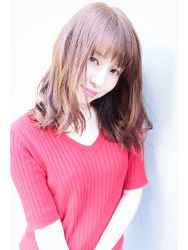 ディー(dee) dee ナチュラルブラウン×ラフカール