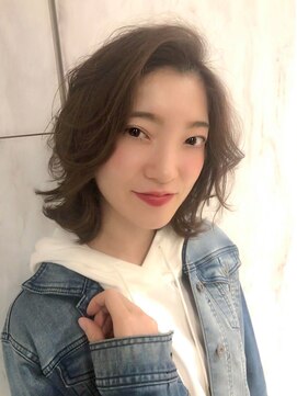 ヘアアンドメイク オプシス(Hair&Make OPSIS) ツヤが何よりも嬉しい☆　”アッシュブラウン×ミディ”♪