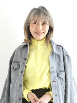 えがお美容室 【えがお美容室】40代50代に人気☆ハイライトカラーミディアム