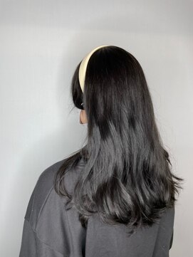 エース (ACE) ACE 横浜 クリアブラック×ゆるふわロング