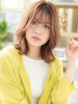カバーヘアアンドスパ ブリス 浦和(COVER HAIR&SPA bliss) 外国人風メルトカラー小顔ウルフミディアムa浦和20代30代40代