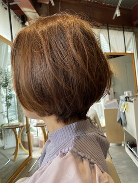 リアン ヘアー(Lien hair) ローポイントショートボブ