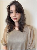 【松本咲花】ブリーチなしチョコレートブラウン顔まわりカット