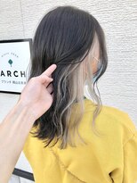 アーチ ブランチ 岡山北長瀬店(ARCH) 【ARCH 竹田】インナーカラー　ホワイトベージュ