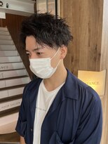アヴァンス 天王寺店(AVANCE.)&nbsp;MEN'S HAIR ツイストパーマ×刈り上げ×アップバング