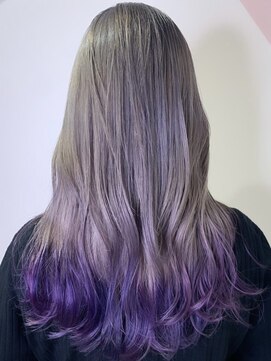 ナチュラル 渋谷店(Natural) ☆シルバー×バイオレットカラー☆