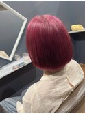 ボブカット【ピンクカラー】