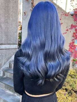 アンククロス 渋谷(ANKH CROSS) ブルージュ/ヘアカラーブルー/ブルーヘア/ブルーブラック/渋谷