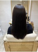 新年度に向けてツヤ髪ストレート
