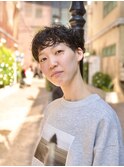 ショートパーマ/くるくるパーマ/メンズライク