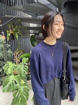 パープル(PURPLE)&nbsp;ボブ/切りっぱなしボブ/ミニボブ