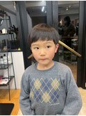 キッズカット/フェザーショート