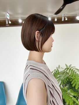 ラル(Lull) 【奥山敬大】ミニボブ/チョコブラウン