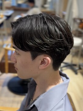 レーヴ(Reve) 目黒/品川　スペインカールブルーブラックフェザーパーマ