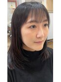 ミディアムフェイスシャギー
