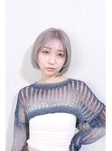 ボブ　シースルー　ストレート　ブリーチ