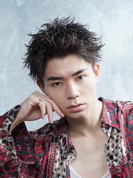 アルファ 新宿(alpha) 【alpha 新宿】刈り上げ×スパイキーショート