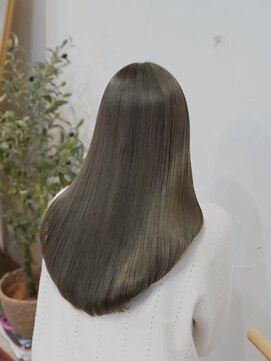 アリー 原宿 表参道(ALLY) オリーブベージュ「ブリーチなし」10代/20代/30代