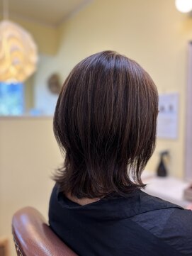 ヘアーデザイン モモ(Hair Design MoMO) 大人女性くびれミディアム