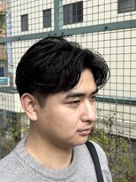 スタイル 成城学園前(STYLE) メンズ センターパート 毛流れパーマ