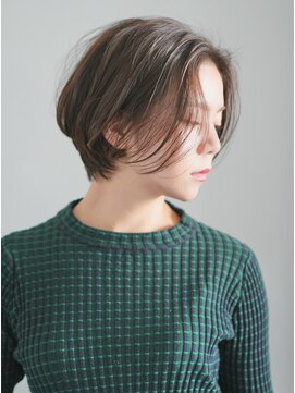 インセプション 銀座(INCEPTION) 切りっぱなしショート・ボブ/絶壁解消/前髪なし/20代/30代/面長