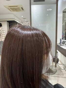 クロップ エス 茅ヶ崎本店(crop es) 20代　髪質改善 イルミナカラー