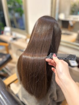 アヤラグランスパ 船橋店(AyaLA GRAN SPA) 【黒田 愛梨】 オレンジブラウン [髪質改善]