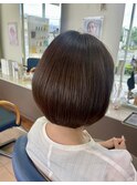 ボブ/ショートボブ/40代/50代/60代/